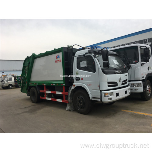 5 cubic compressed garbage collector truck